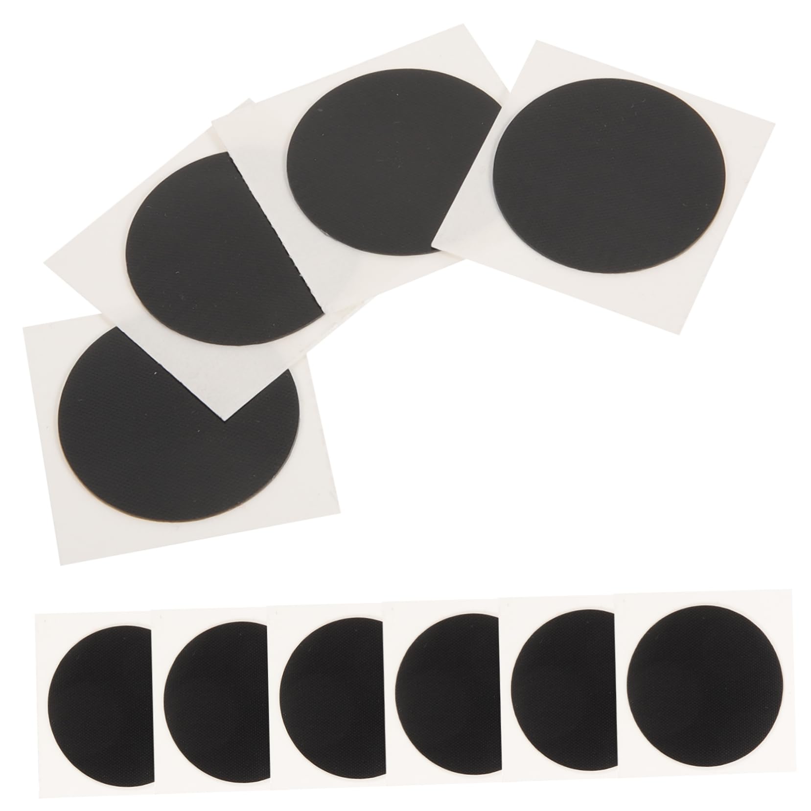 Holibanna 10pcs Heavy Duty Bike Tire Patch Kit Quick Repair for All Bicycle Types Durable Rubber Patches Emergency Tool Supply for Long Distance Riding Easy to Store and Carry