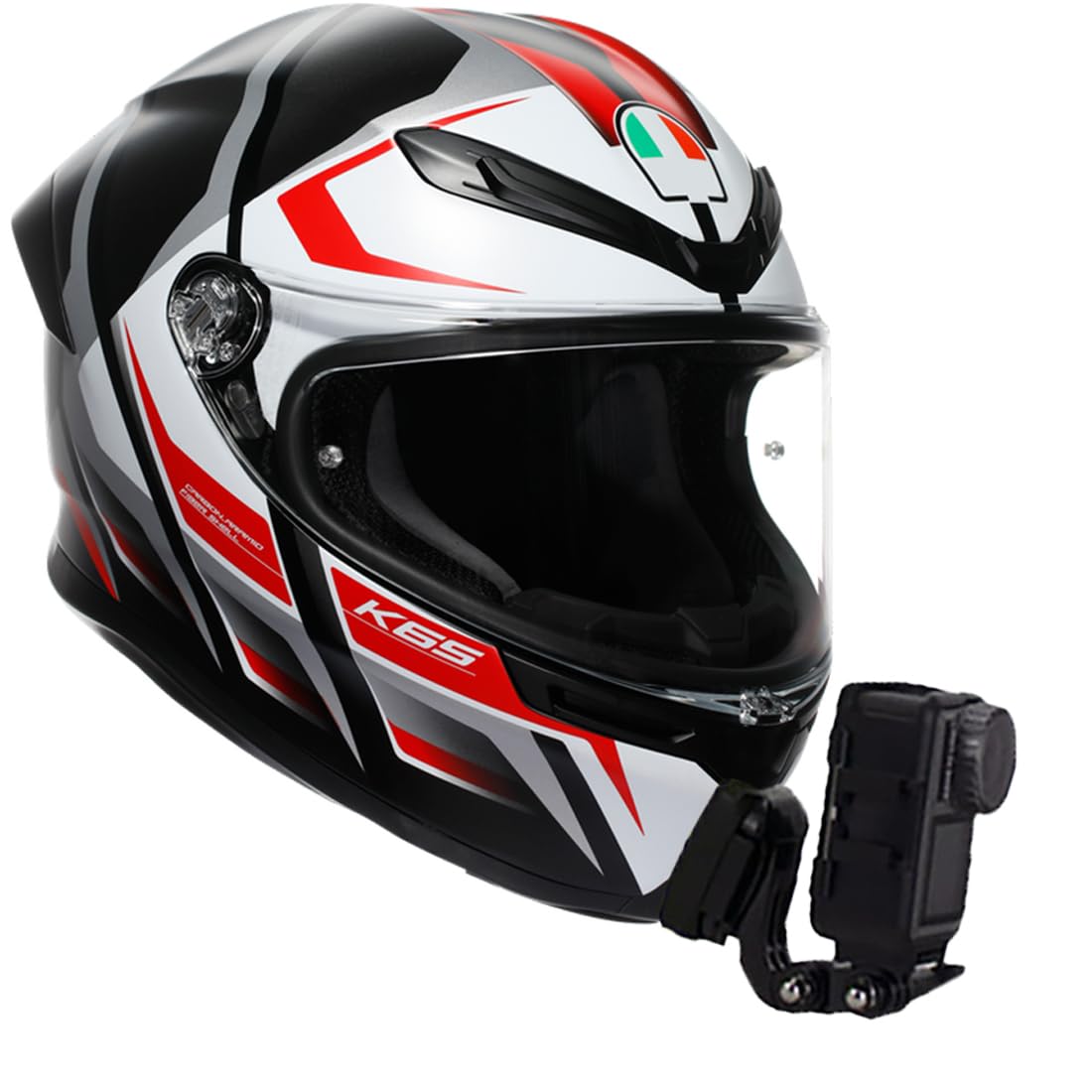 Amazon.com: AGV K6 K6S Chin Mount Kits Adjustable Camera Mount Kit