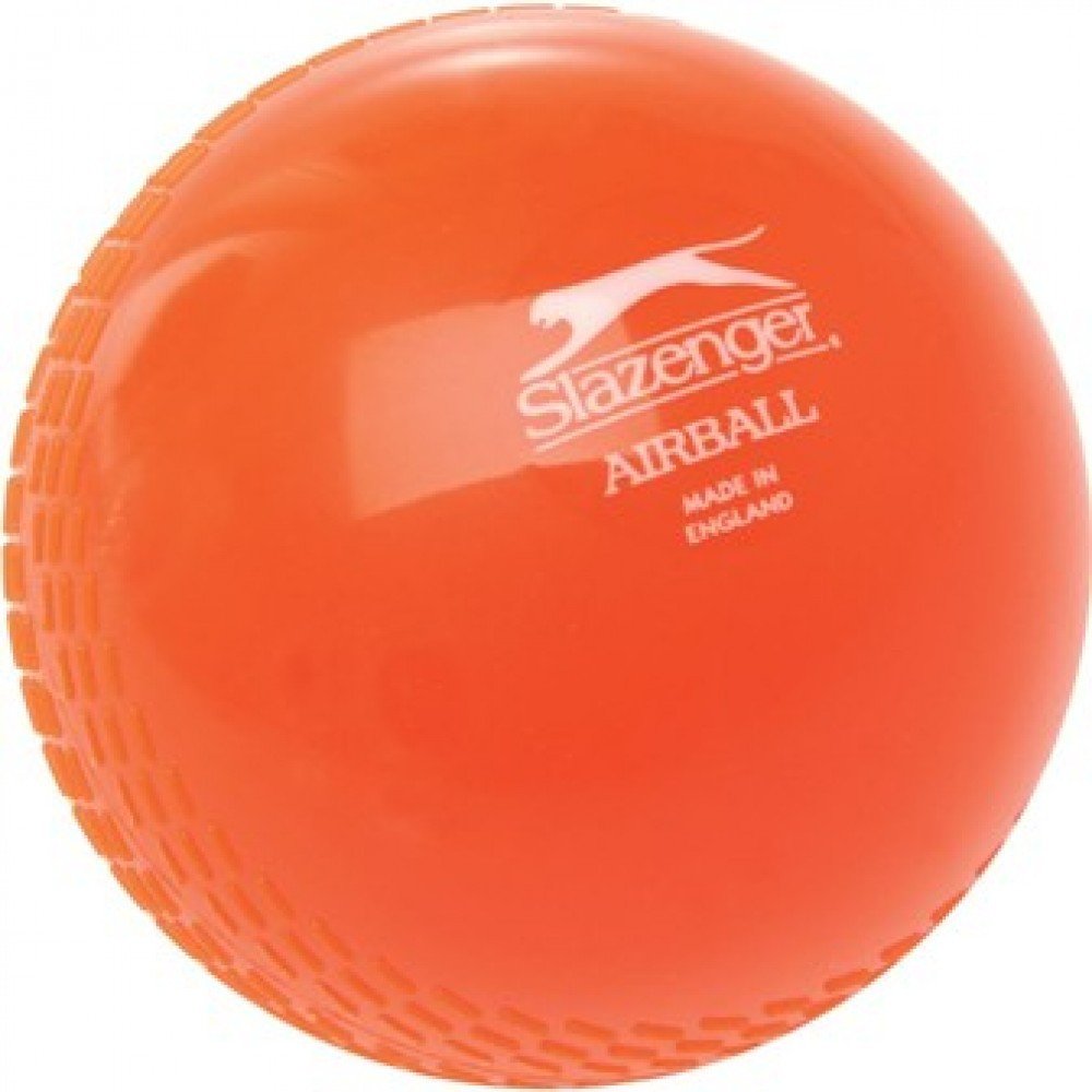 SLAZENGER Airball Cricket Ball , Orange, Senior