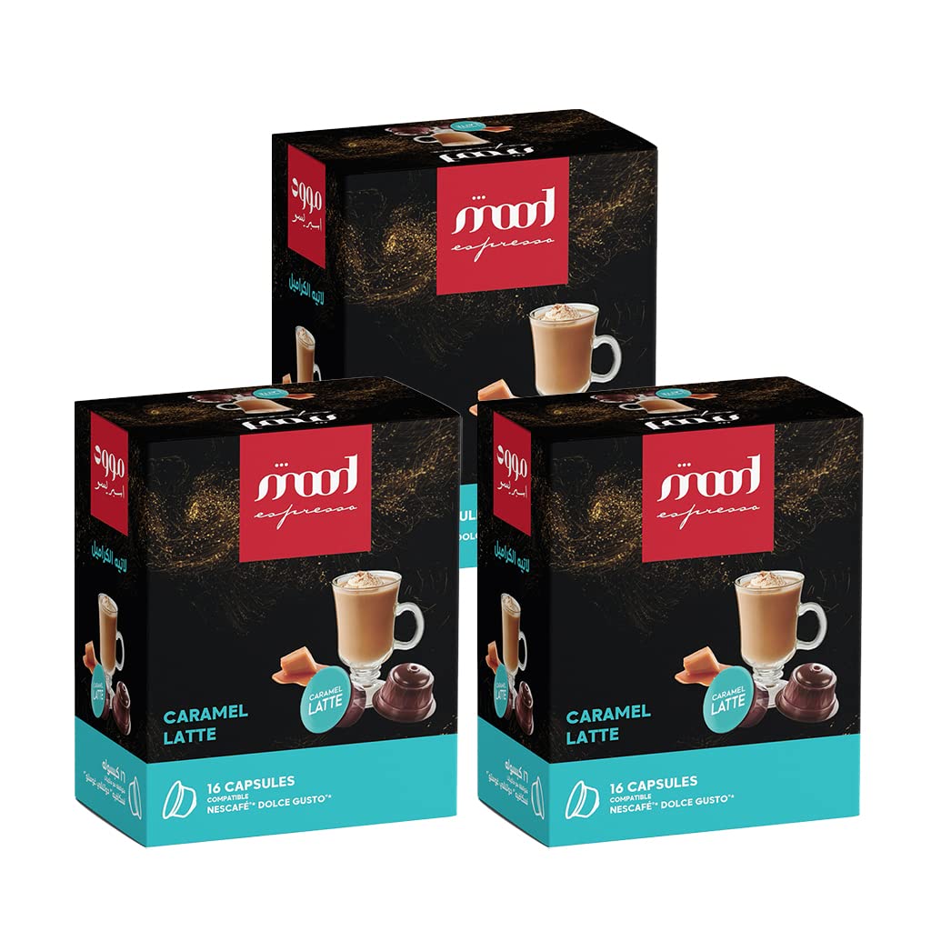 Mood EspressoDolce Gusto Compatible Coffee Capsules - 48 Pods - Caramel Latte