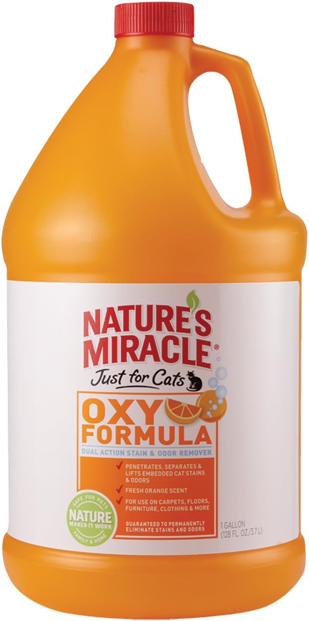 Amazon.co.jp Nature's Miracle Just For Cats Orange Oxy Stain & Odor