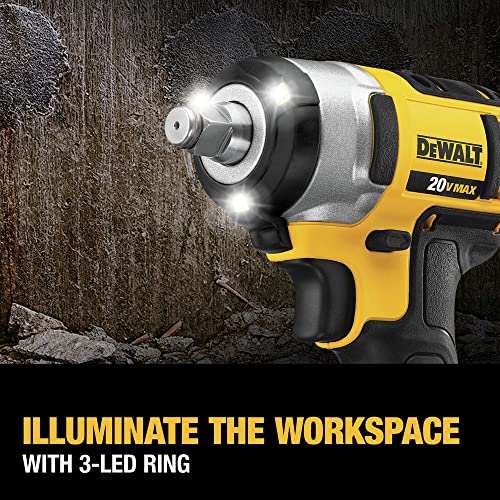 High-Torque Cordless Impact Wrench Kit