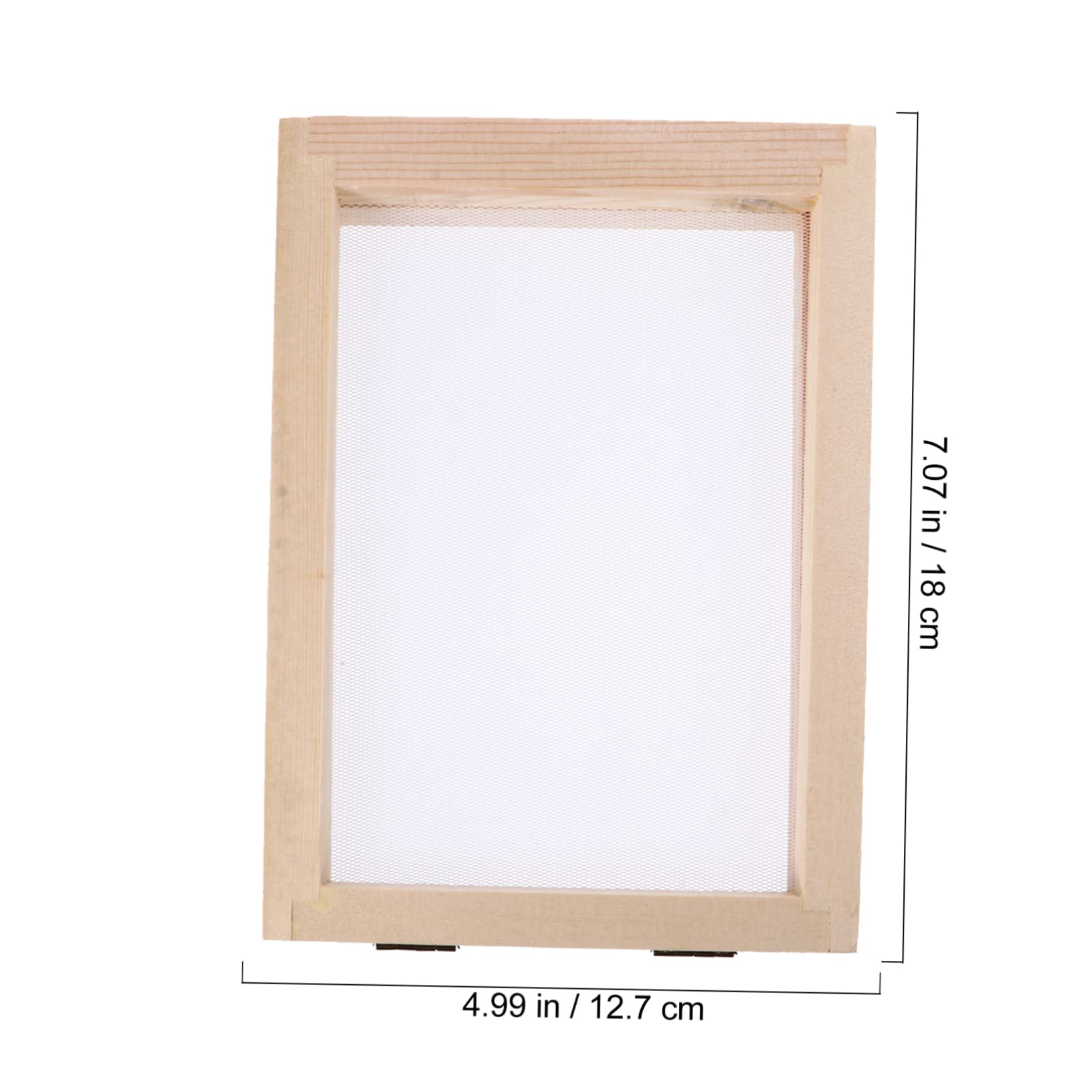 CIMAXIC Wooden Double Paper Frame Paper Making Mould DIY Frame Mesh Craft Tool