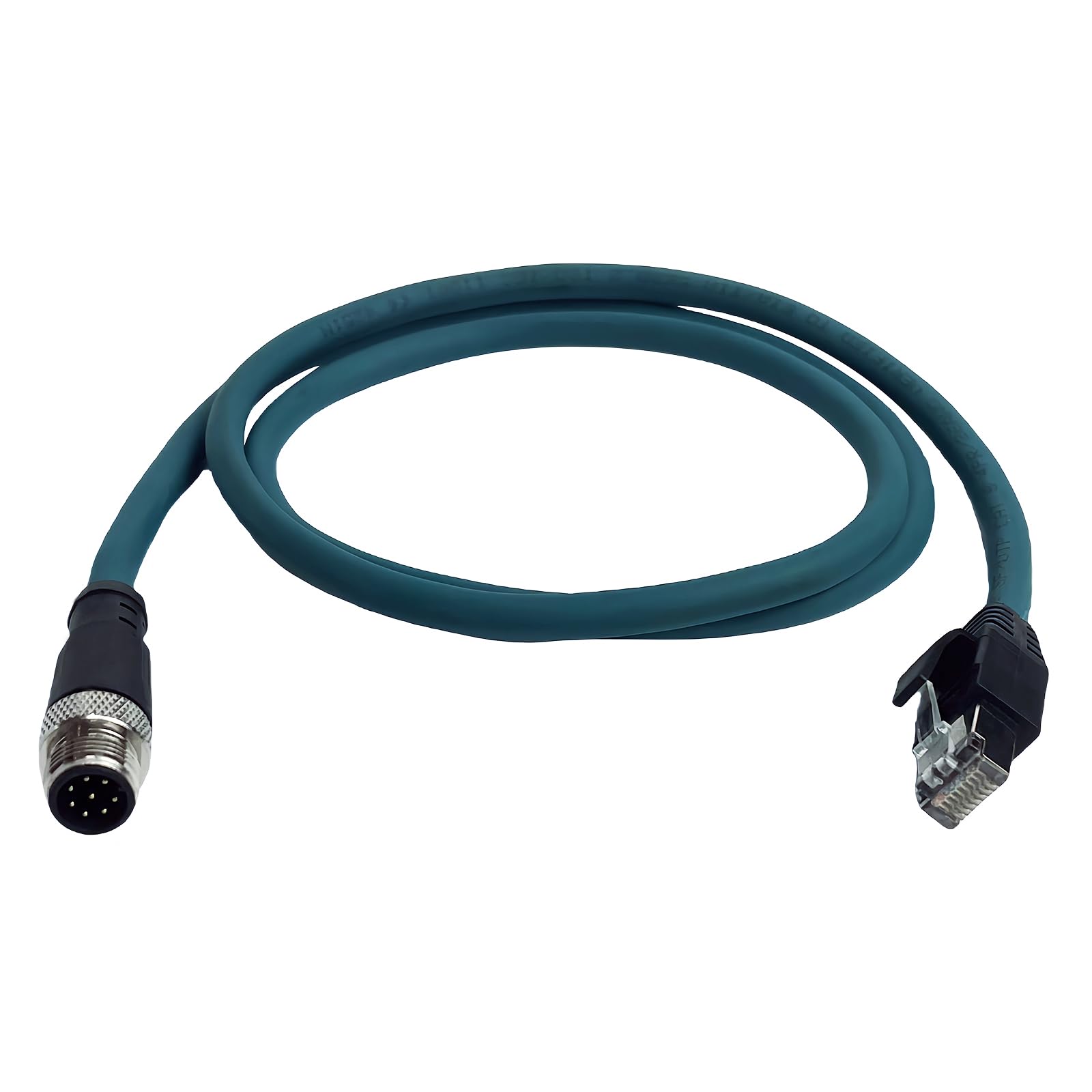 Kabel złącza M12 do RJ45 M12 8-pinowy 4-pinowy kodowanie typu A/D do ekranowania RJ45 Ethernet Profinet Line (M12 A-RJ45, 10M)