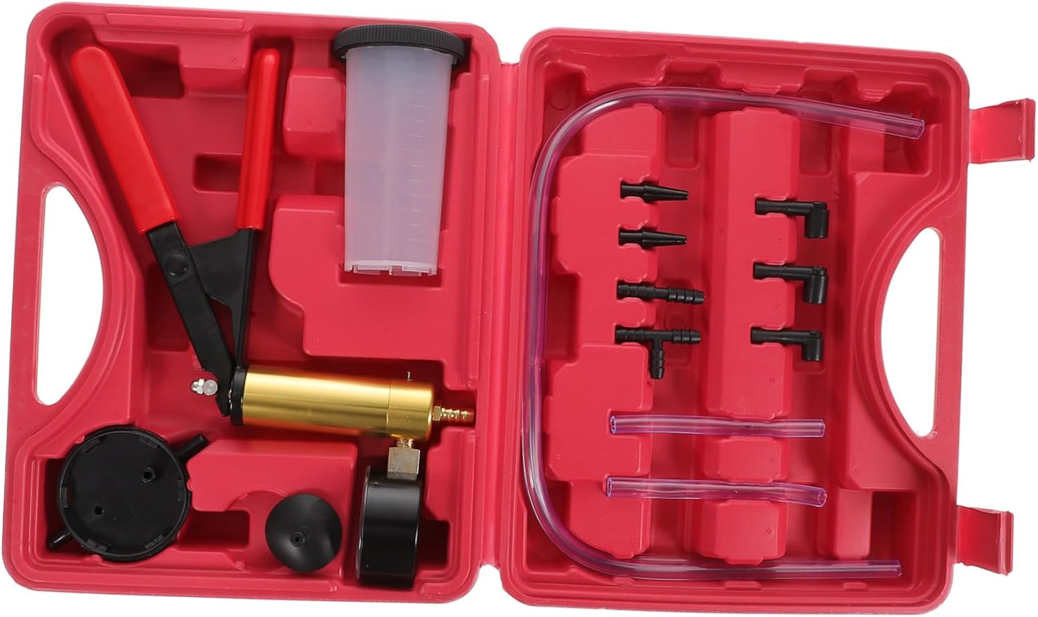 Luxshiny Professional Car Maintenance Tool Handheld Vacuum Pump for Brake Fluid Bleeding Vehicle Testing