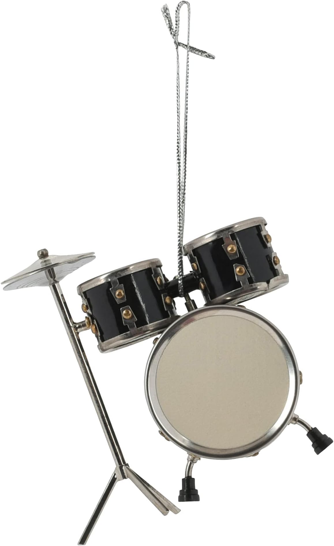 Black Drum Set Tree Ornament