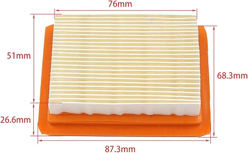 Miniatura 2 de Kit de pistón de cilindro de 1.654 in para Stihl FS120 FS450 Línea de filtro de combustible de aire Sello de aceite Reemplazar para 4128 020 1211,