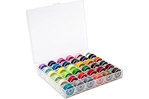 Simplify Home Sewing with BetyBedy 36-Piece Bobbins and Sewing Thread Set