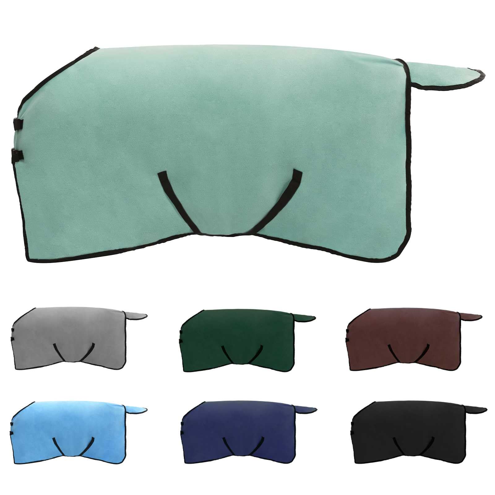 Genérico Manta para Caballo Verde Especial Poliéster, Mantas y Capas para Caballos Verde,42013239