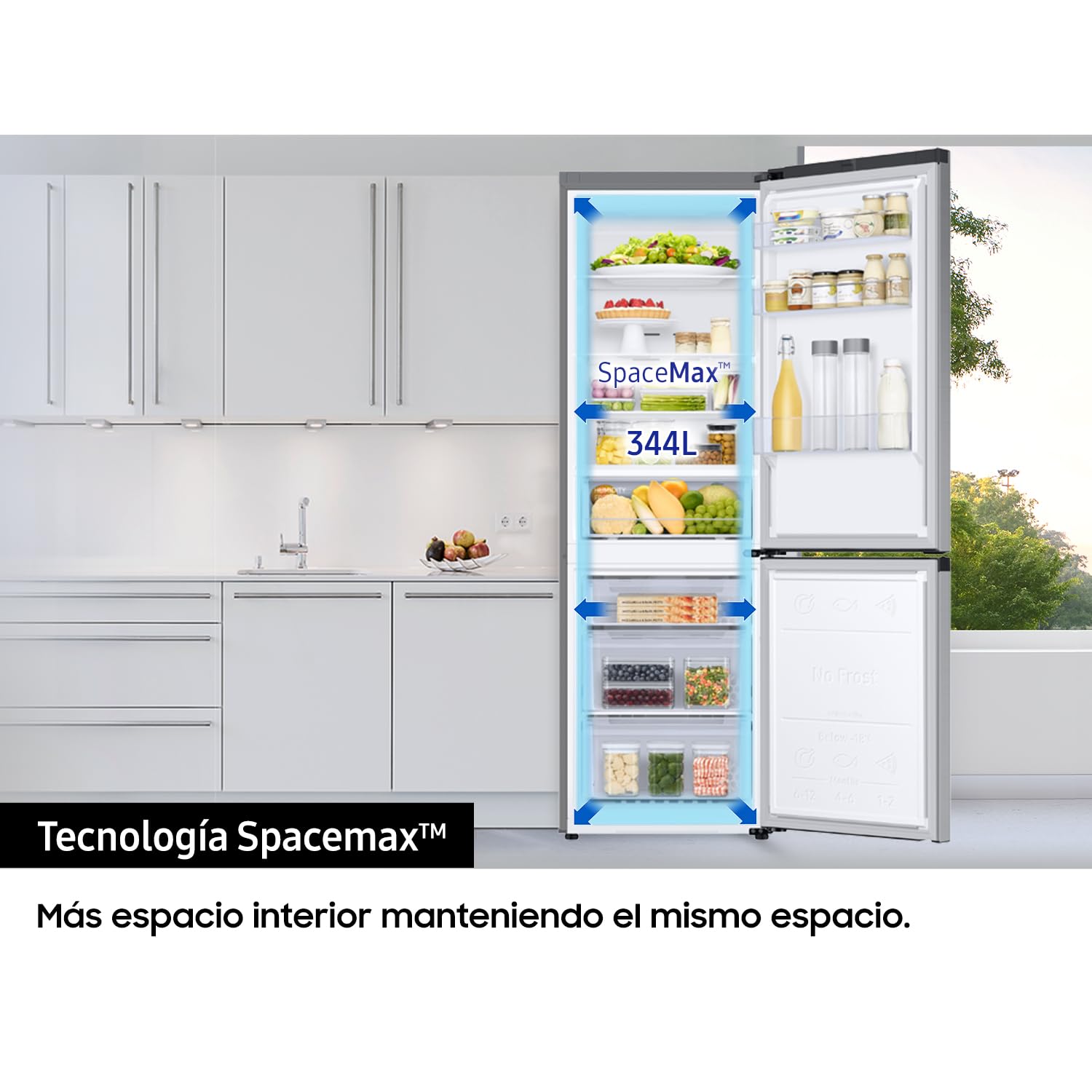SAMSUNG Réfrigérateur congélateur bas RB34C600CSA