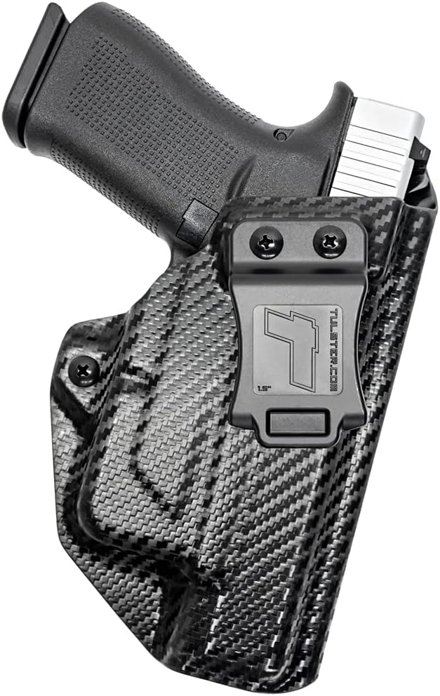 Tulster IWB Profile Kydex Holster in Right Hand fits: Glock 48 | TLR-6 Light-Bearing Inside The Waistband Appendix Concealed Carry