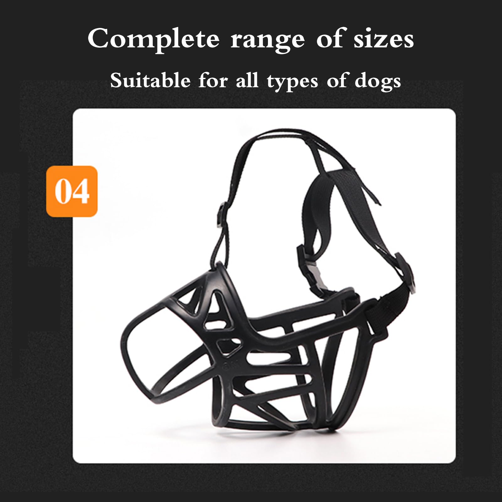 con una Resistente Cesta de plástico for el bozal, el Perro Puede jadear, Beber y Entrenar. Ideal for Salidas, Paseos y Otras Actividades.,Bozal para Perro(Red,M)