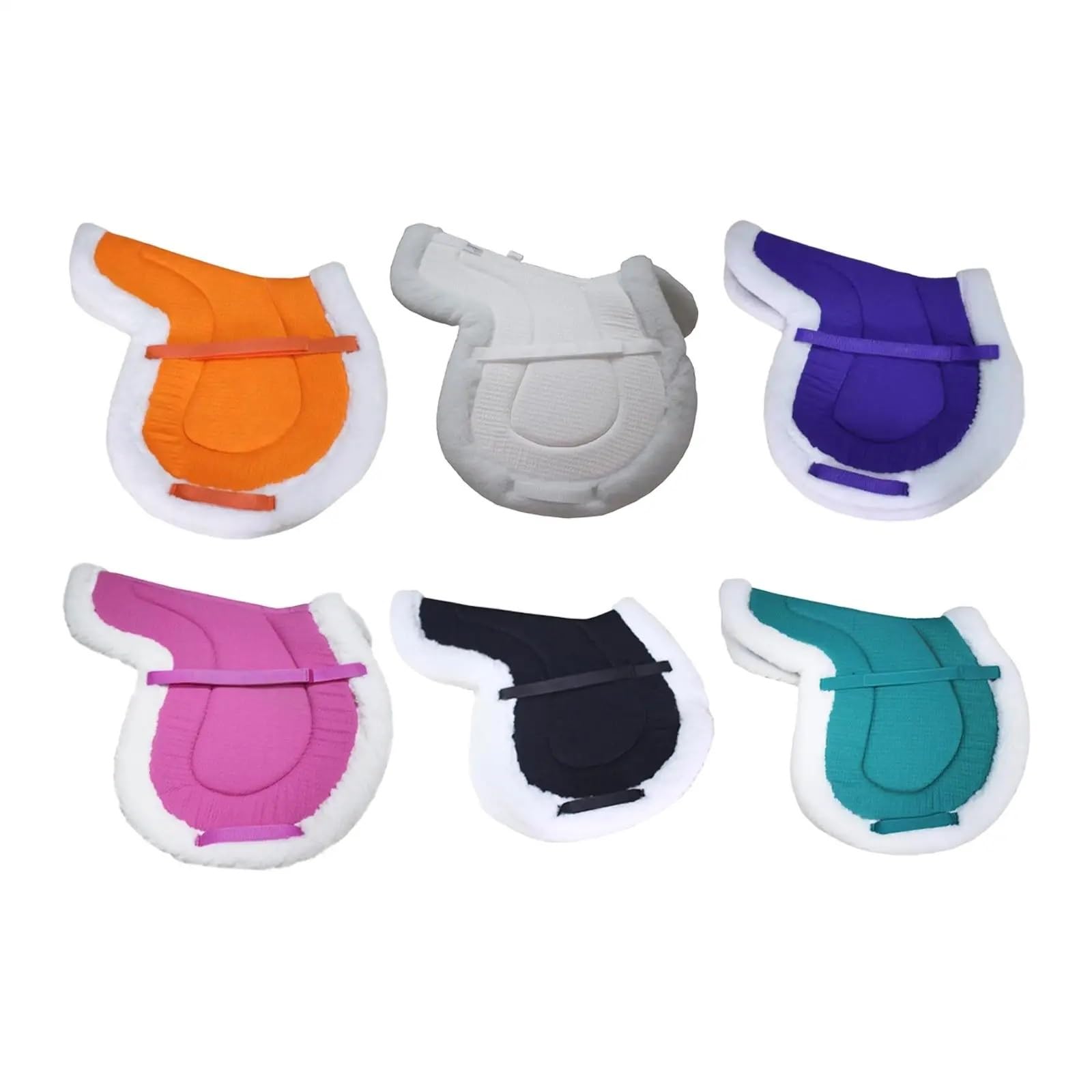 Manta de sillín doma clásica for montar a caballo, suave y gruesa, accesorio ecuestre, cojín asiento, manta espalda for espectáculos Para El Lomo Del Caballo(Color 2)