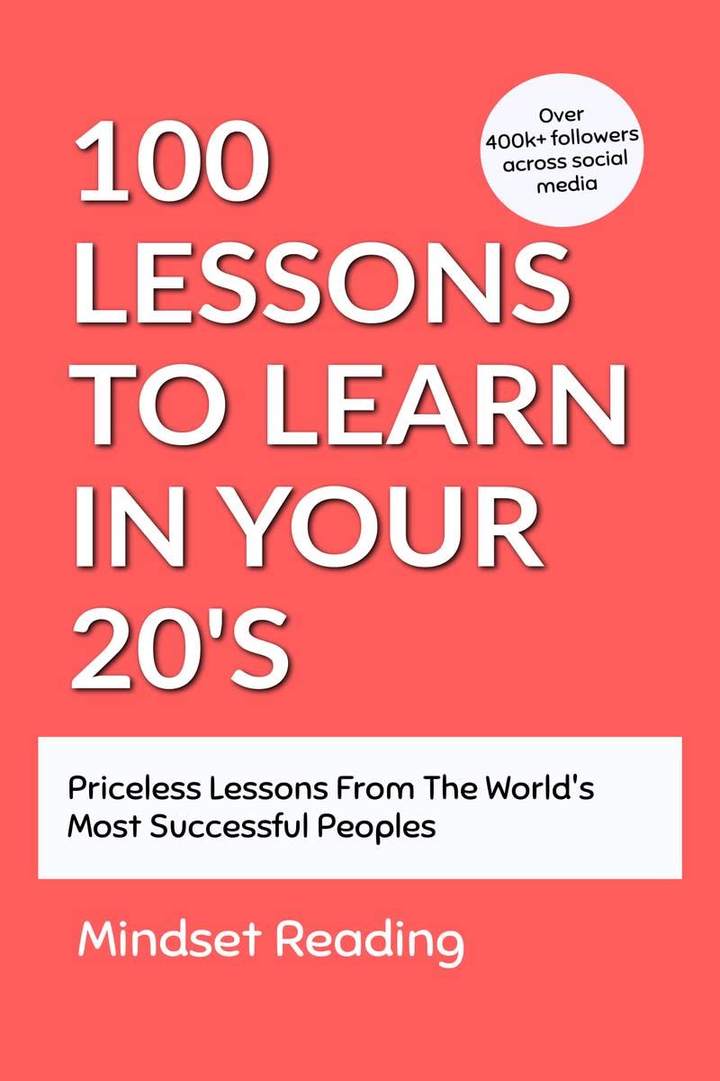 Notion Press 100 Lessons To Learn In Your 20s