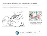 Vista 3 de Hecho en Estados Unidos aMACEing Zero Leak® Biberón con ventilación anticólicos y flujo variable, a prueba de fugas, 7 onzas (rosa)