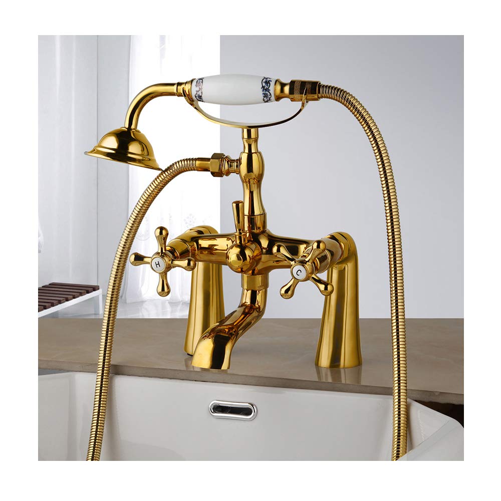 Robinet de baignoire antique pour une salle de bain esprit spa thermal