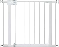 Safety 1st Easy Install Walk-Through Baby Gate 28" Tall, Fits 29-38" Doorways, Pressure Mount for Kids & Dogs, White