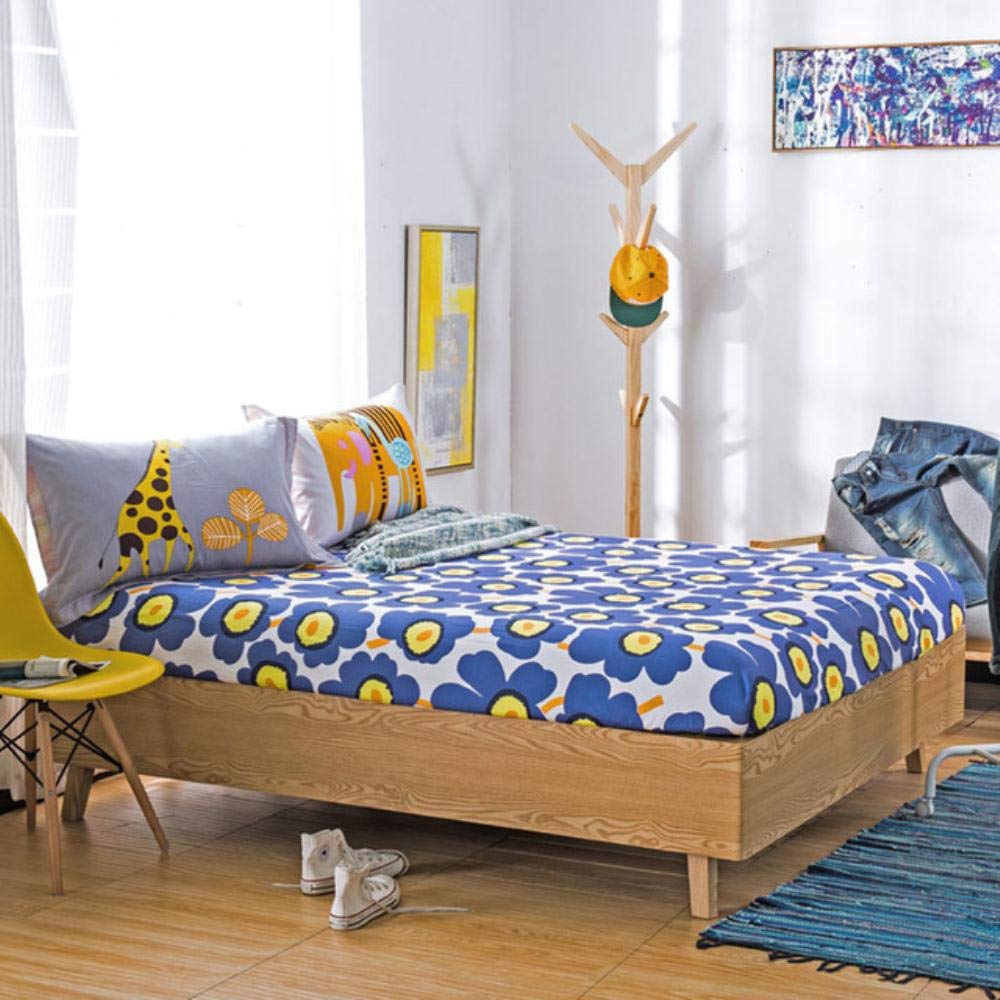 PENVEAT New Character 100% Cotton Fitted Sheet bed Character Sheet Mattress Cover Sheet Elastic Band Queen Mattress Protector Wholesale,NHJF-QMCL-WQZF,180x200x25cm 1Piece,China