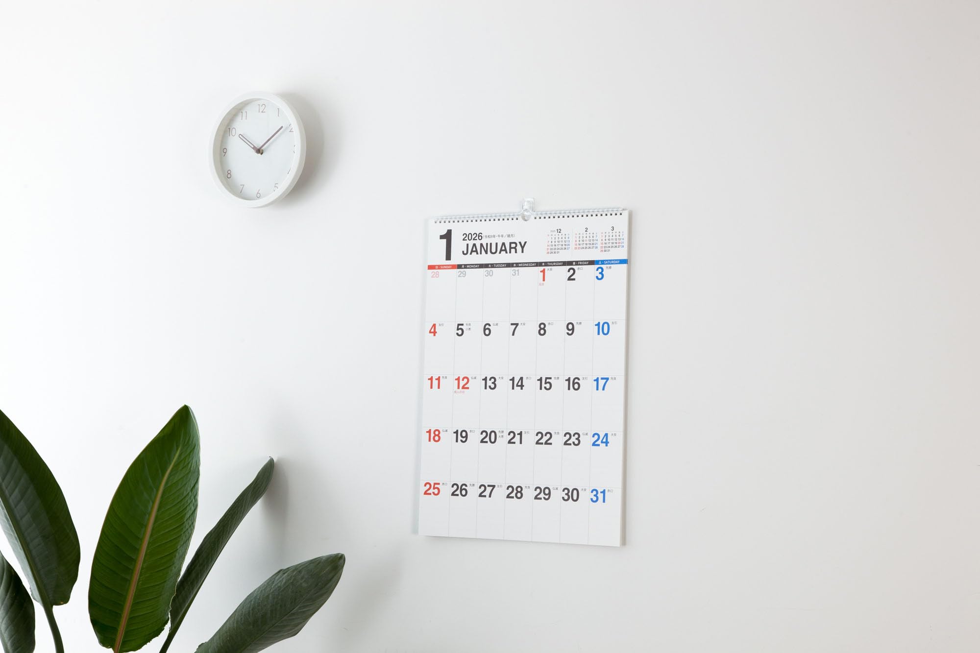 Amazon | 高橋 2026年 カレンダー 壁掛け B3 E57 | カレンダー