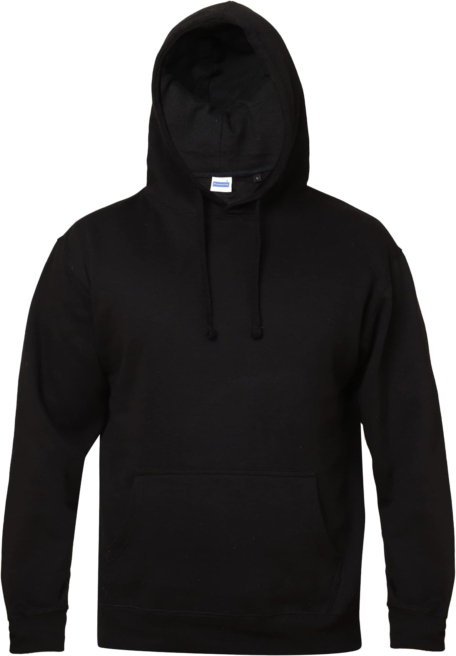 Plain Black Pullover Unisex Hoodie Hooded Top Hoodie for Men and Women Hooded Sweatshirt.