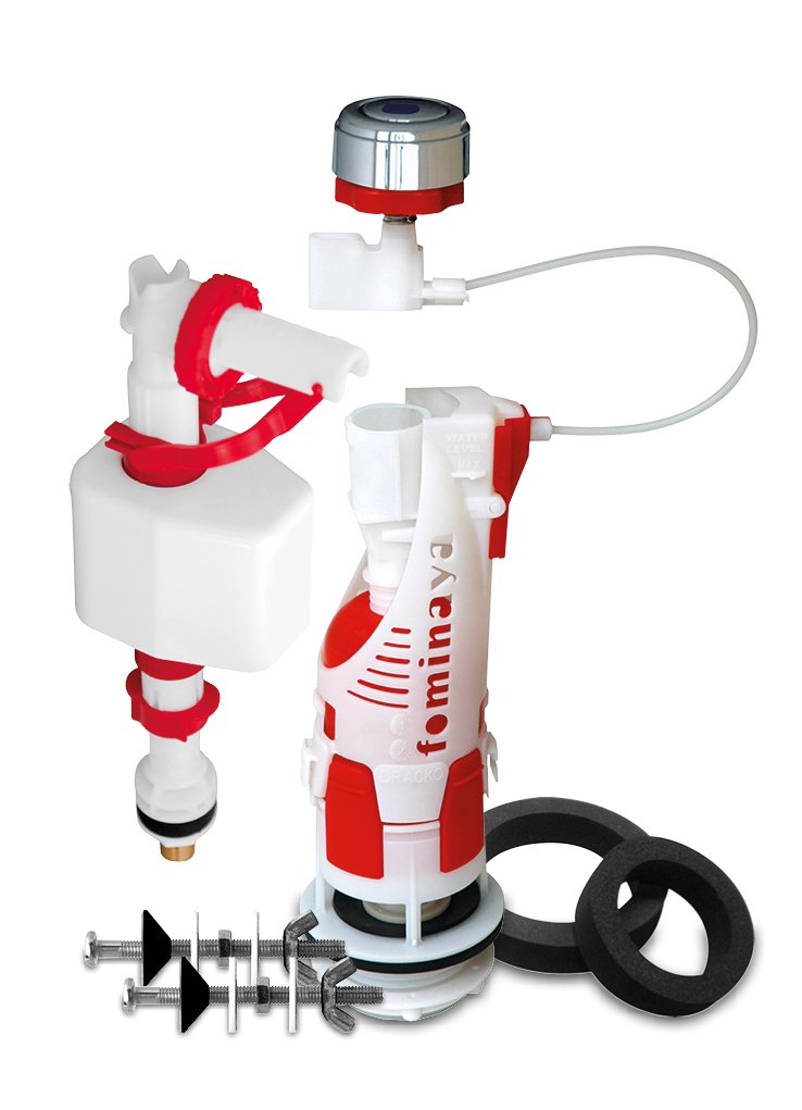 DRK14 bouton-poussoir double chasse Robinet vertical Fenyx extensible