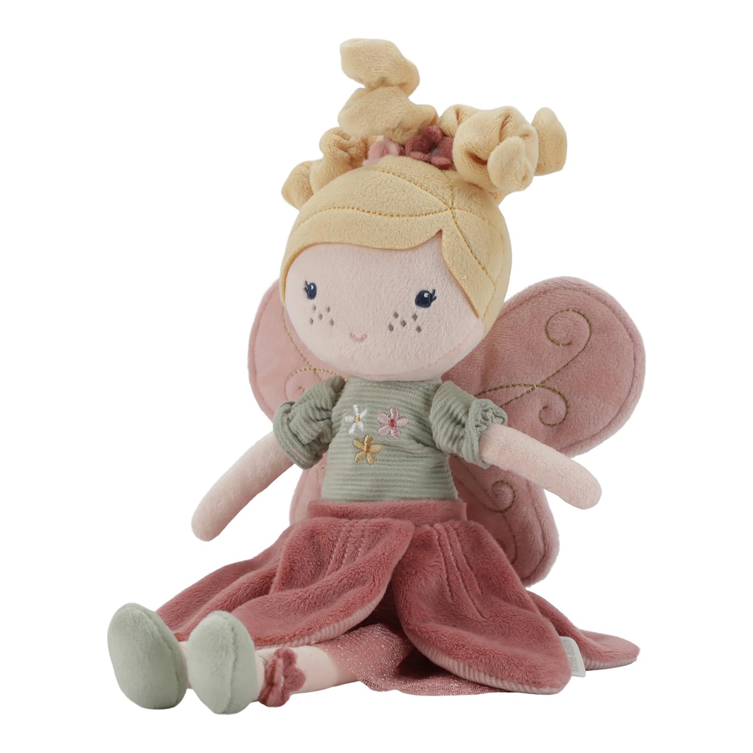 Little Dutch Weiche Stoffpuppe Kuschelpuppe - Fee Mila - 35 cm groß - für Mädchen ab 12 Monate