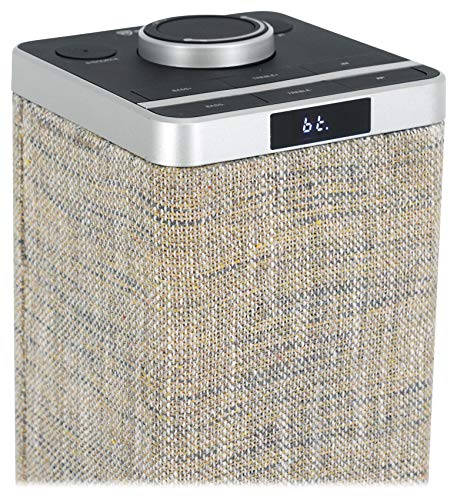 Image of Rockville ONE-Tower BG All-in-One Bluetooth Speaker System+HDMI /Optical /RCA | All-In-One System, USB Playback, 200W Peak, 60W RMS, Remote, Adjustable Bass /Treble, Class D Amp, Digital Display, Home Use