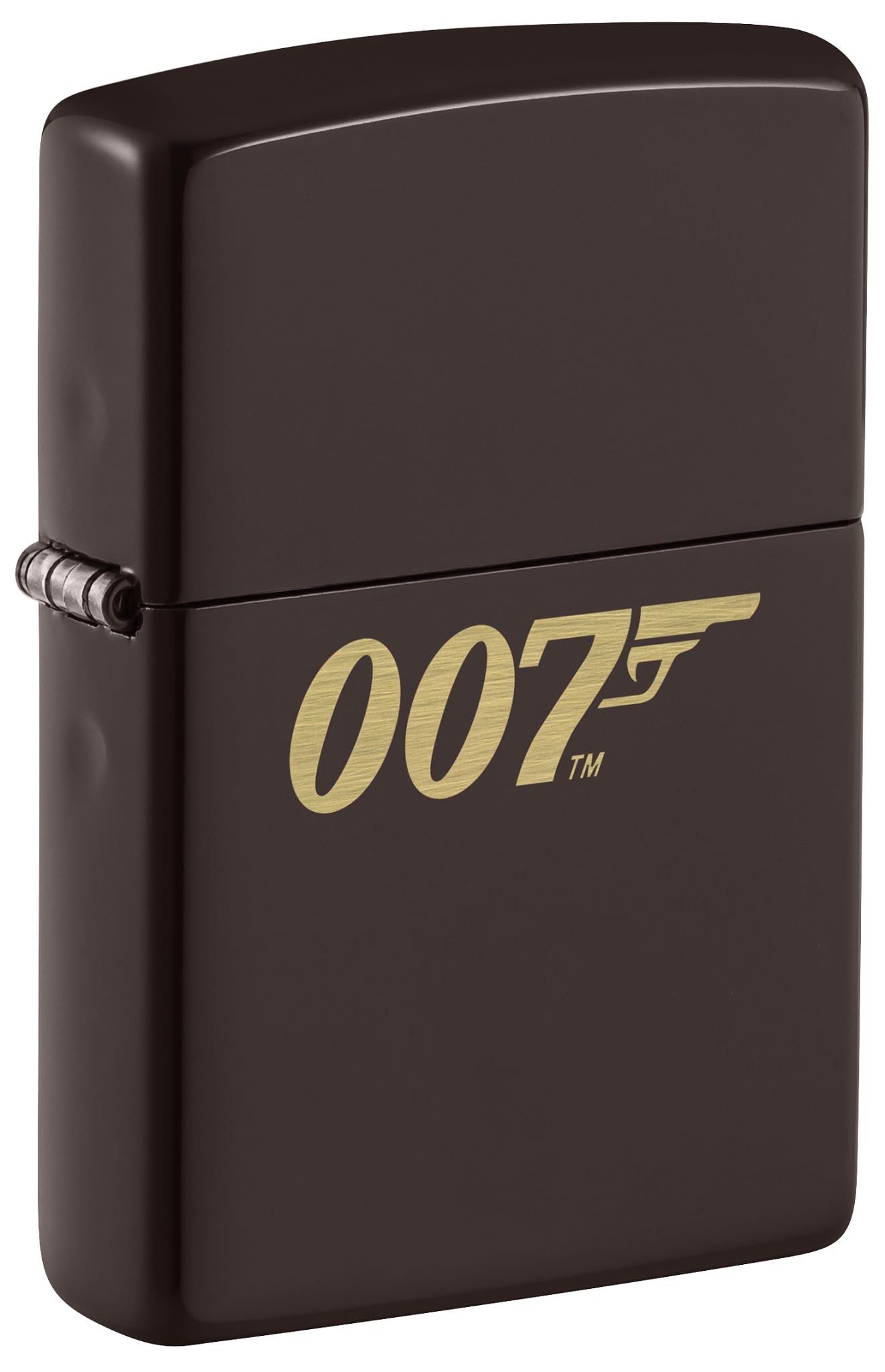 Zippo Windproof Lighter, James Bond Design, Brown, Laser Engraving, Refillable, Reusable, Windproof Design