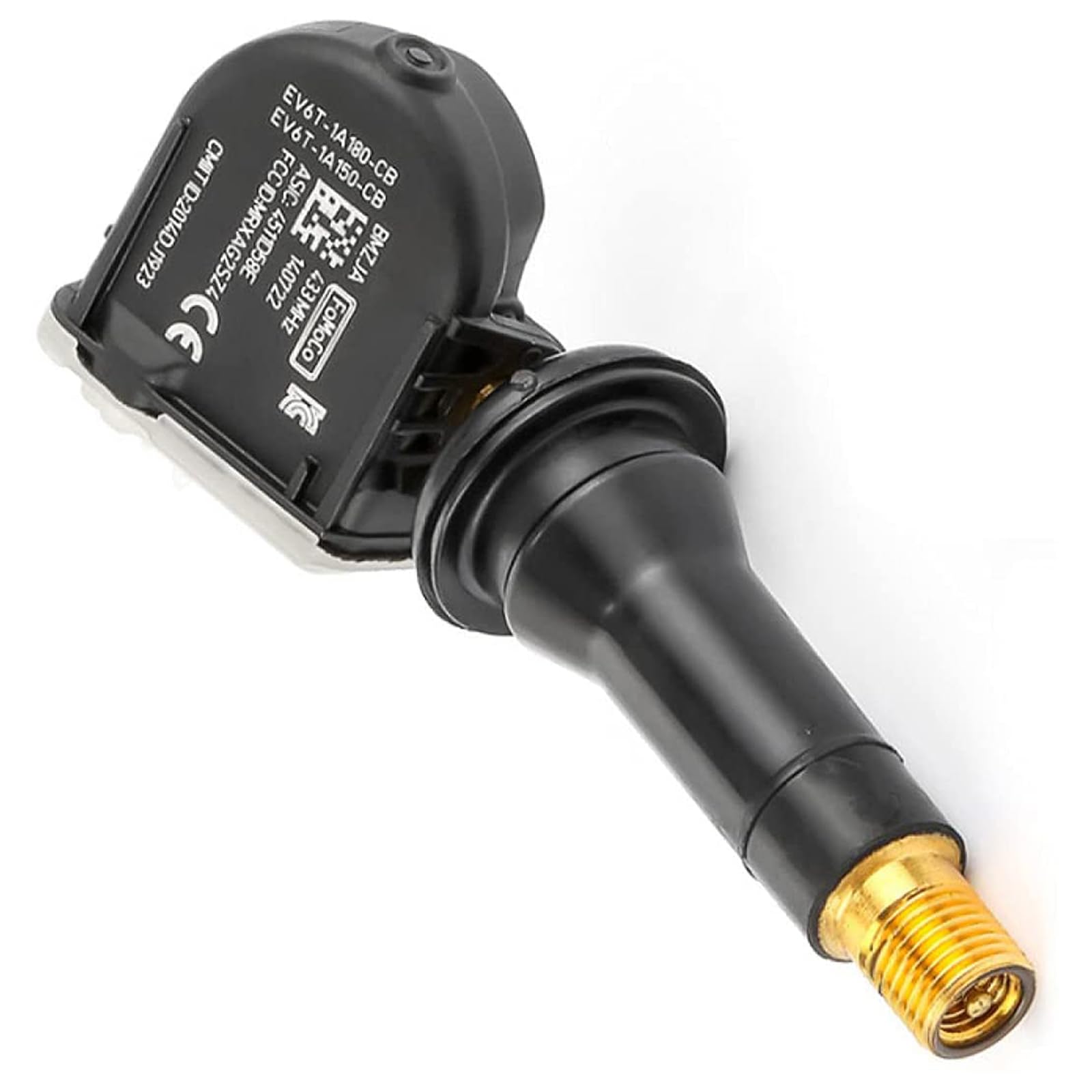 4 capteurs de pression des pneus 433 MHz EV6T-1A180-CB/DB Capteurs de rechange pour voiture, détecteur en temps réel, pour Opel, Ford Focus, Fiesta, B-Max, C-Max, Kuga, Mondeo, Ecosport, LCV, Transit
