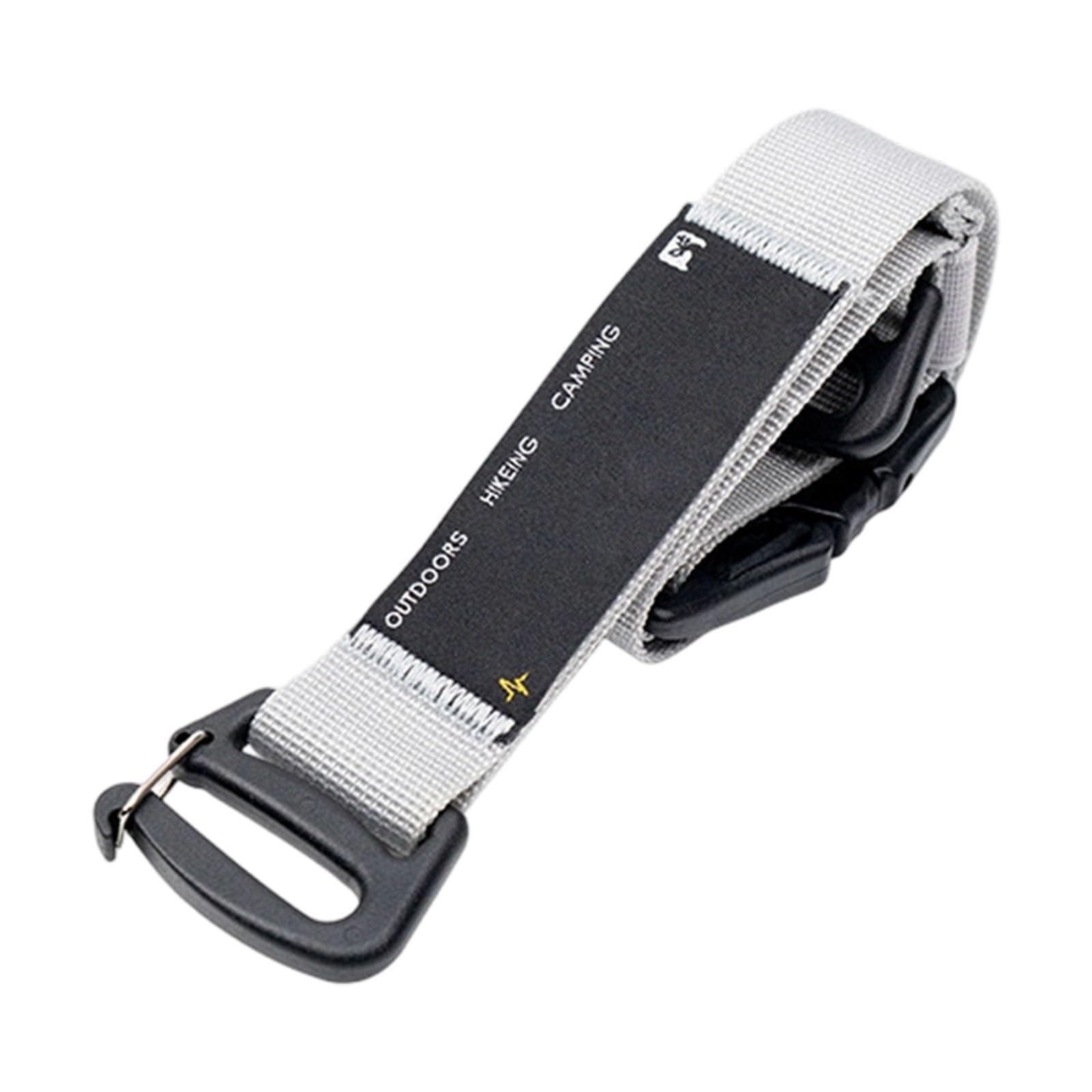 QIAOLIDA Regulable Webbing Carabiner Hook Backpacks Attachments Clip Triangular Hook for Outdoor Gears Accessories
