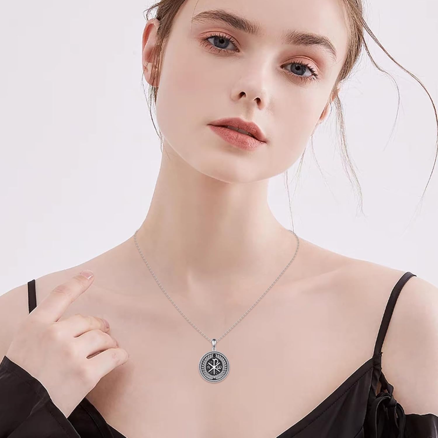 Cross Necklace 925 Sterling Silver Crucifix Pendant Christian Jewelry Gifts for Women Men - Image 3