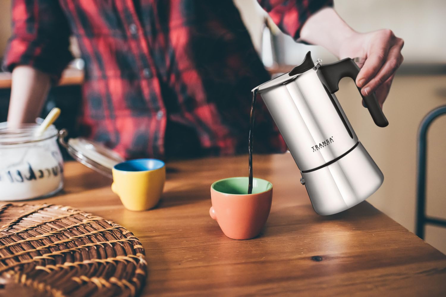 Kawiarka do zaparzania kawy - na 12 filiżanek Caffè 12 Tz 600ml