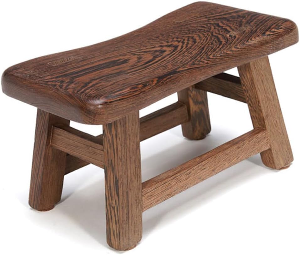 Multi-Function Wooden Stool Boys and Girls Bathroom Footstool Low Stool Home Footrest Office Home Use