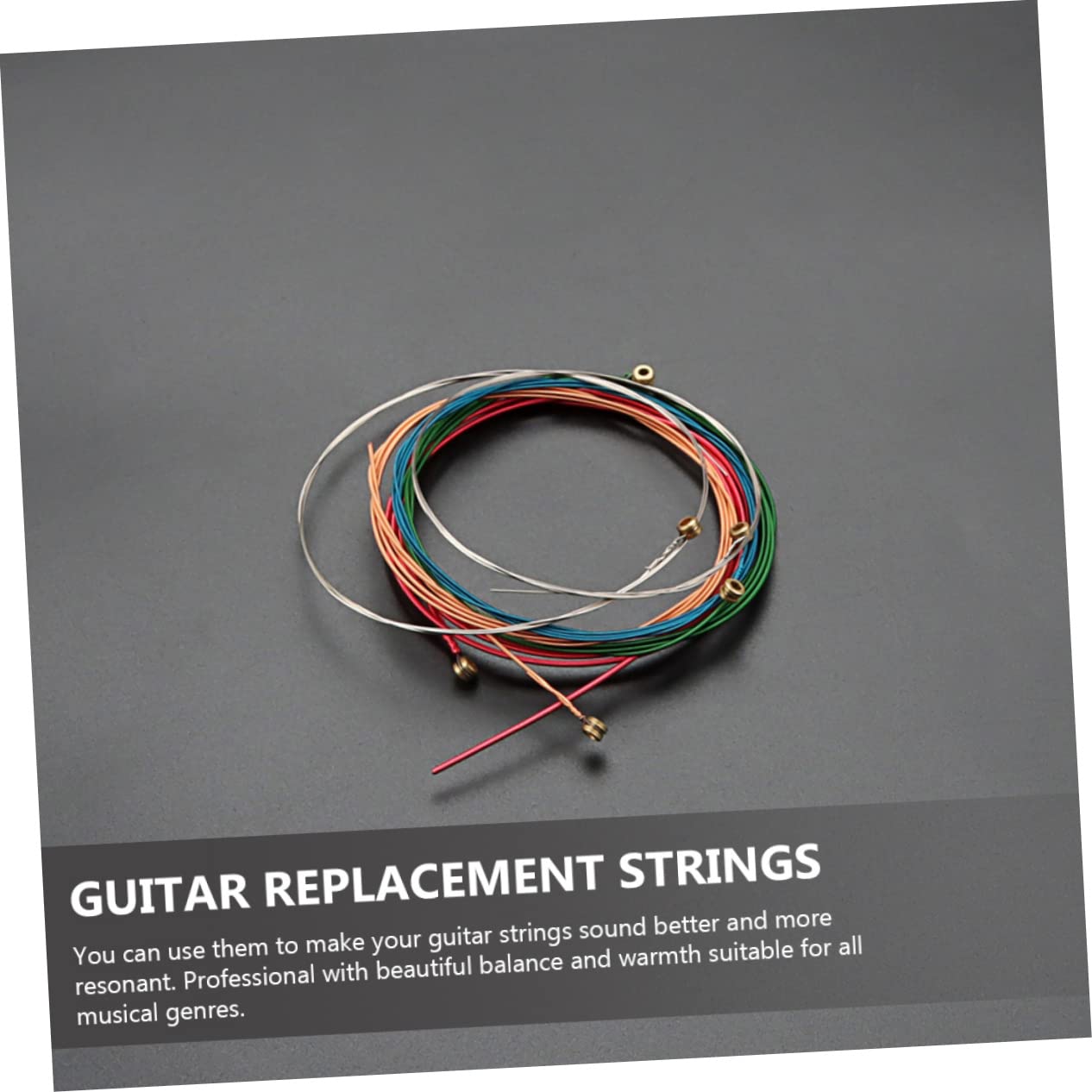 Abaodam 30stücke Teiliges -gitarrensaiten Für Folk-gitarre Universelle Metall-saiten Mit Klarer Klangqualität Und Einfacher Handhabung Für Musiker Und Anfänger