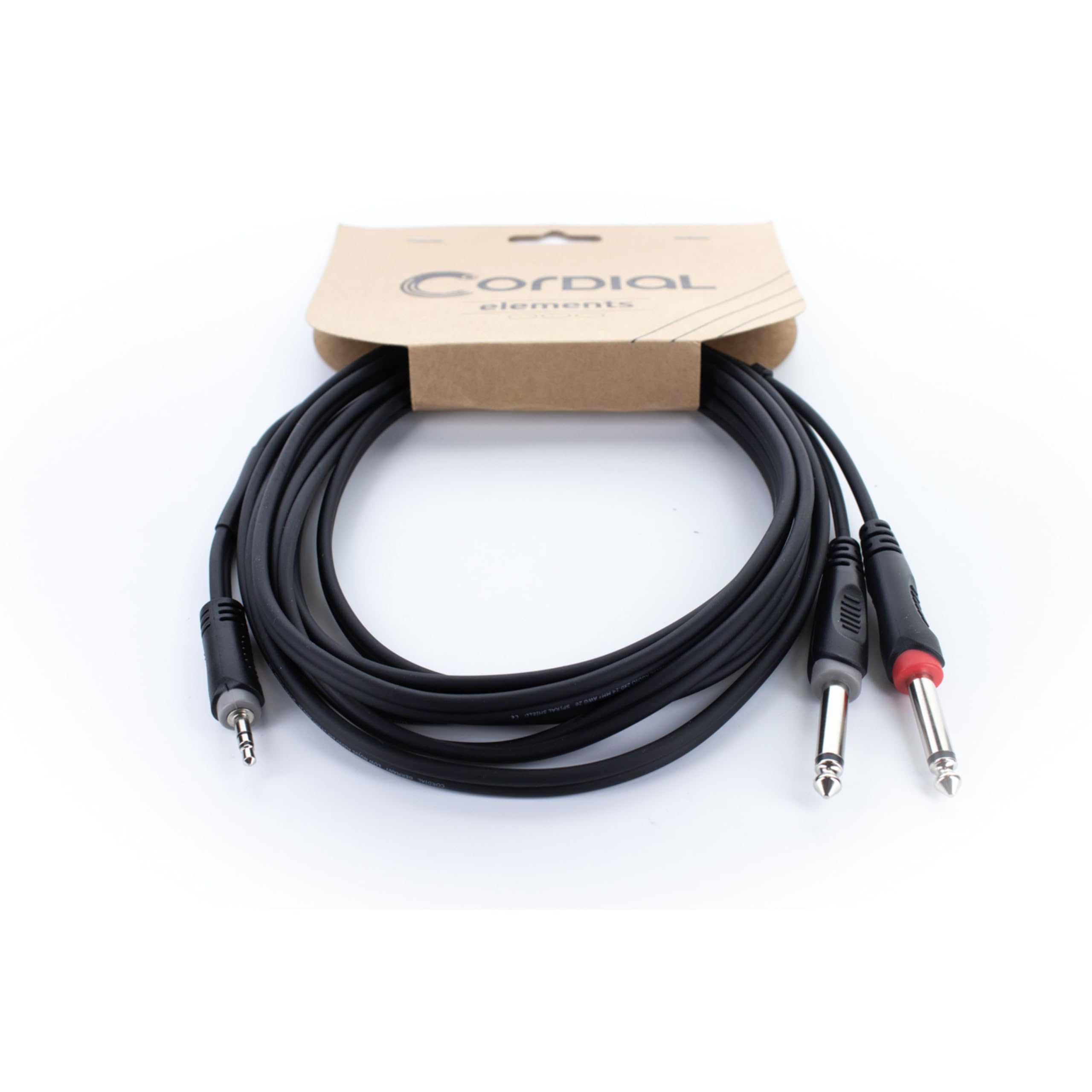 Cordial 14862 Audio/phono Y adapter PVC coating Twin cable 3.5 mm ...