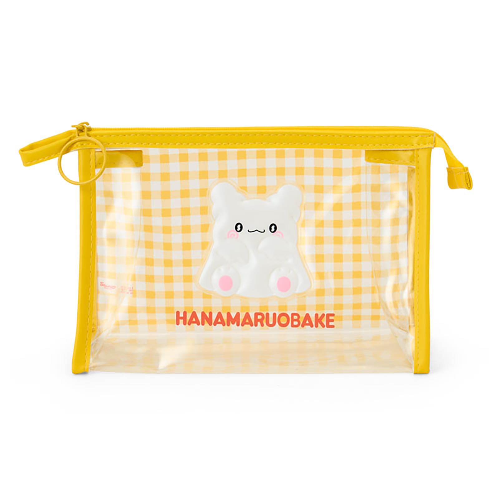 Sanrio (SANRIO) Clear Pouch Hanamaru Obake, Transparent PVC & Steel, Zipper Closure, Suitable for Ages 3 and Up, Approx. 8.7 x 3.9 x 5.9 inches (22 x 10 x 15 cm), 732826 : Electronics