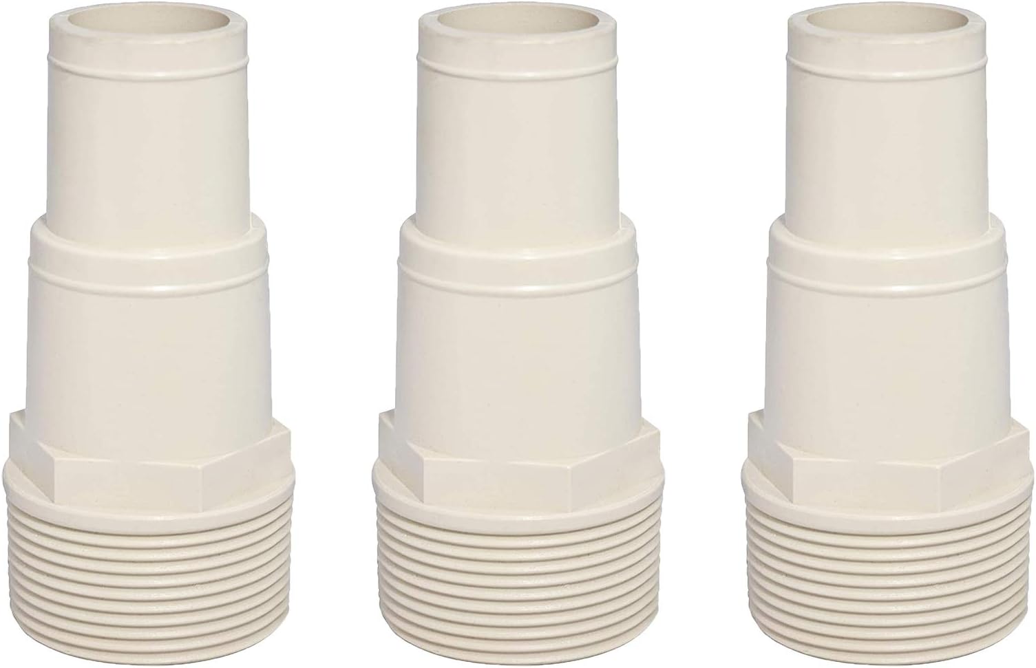 ATIE Universal 1.25"/1.5" Combo Pool Hose Adapter SPX1091Z7, SPX1091Z4 Replacement for Above-ground Pool Pump, Filter, Skimmer, Compatible with Hayward Wide Mouth Skimmer and Chlorine Feeder (3 Pack)