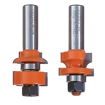 CMT 891.512.11 2-Piece Rail and Stile Bit Set, 1-1/8