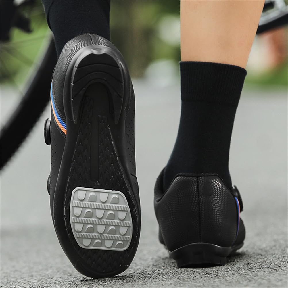 JiuQing Męskie buty do jazdy na rowerze codzienne bez blokady kompatybilne z butami do jazdy na rowerze górskim antypoślizgowe lekkie