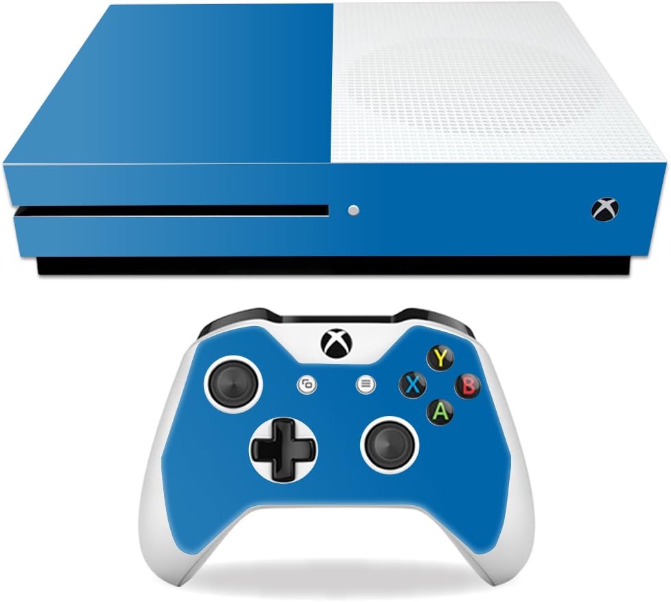MightySkins Skin Compatible with Microsoft Xbox One S - Solid Pink | Protective, Durable, and Unique Vinyl Decal wrap Cover | Easy to Apply, Remove, and Change Styles | Made in The USA