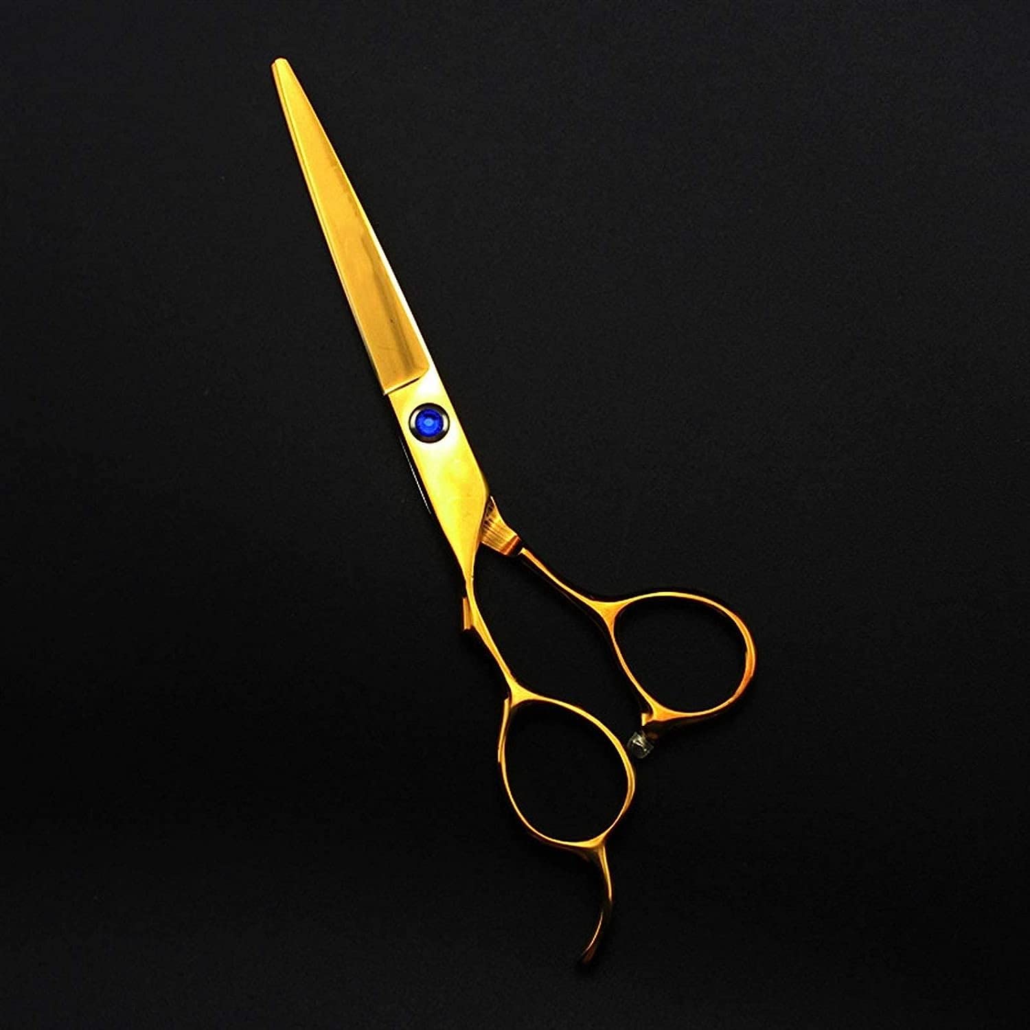 Friseurschere Linkshänder Serie Professionelle Friseurschere Salon Stylist Schere Scharfer und präziser Schnitt für Linkshänder Friseurschere 6,0 Zoll Gold