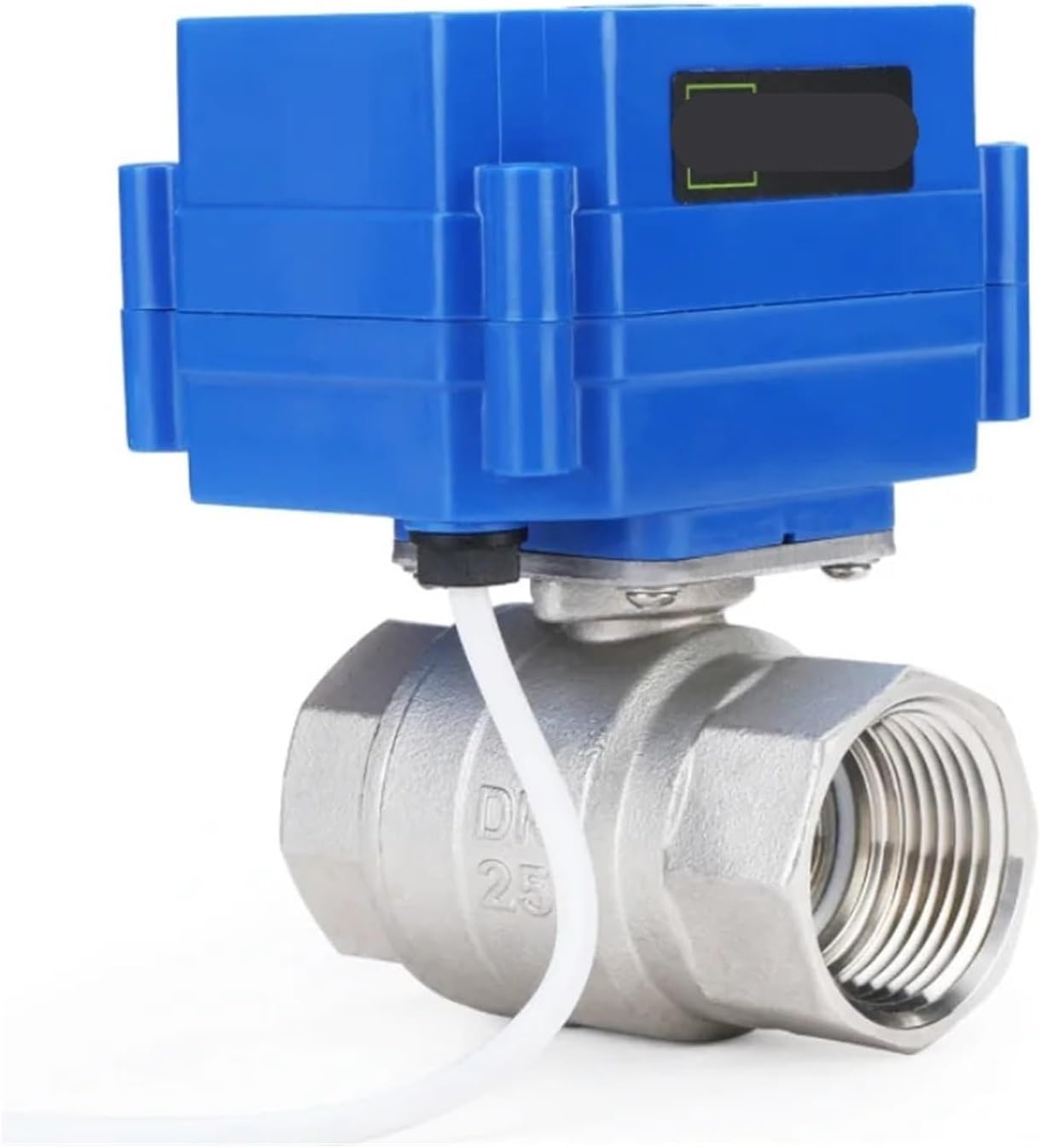 1PCS 1/4"-1" Full bore Stainless Steel Ball Valve, 110V 220V Normally Closed(1",G_Other_CR04)