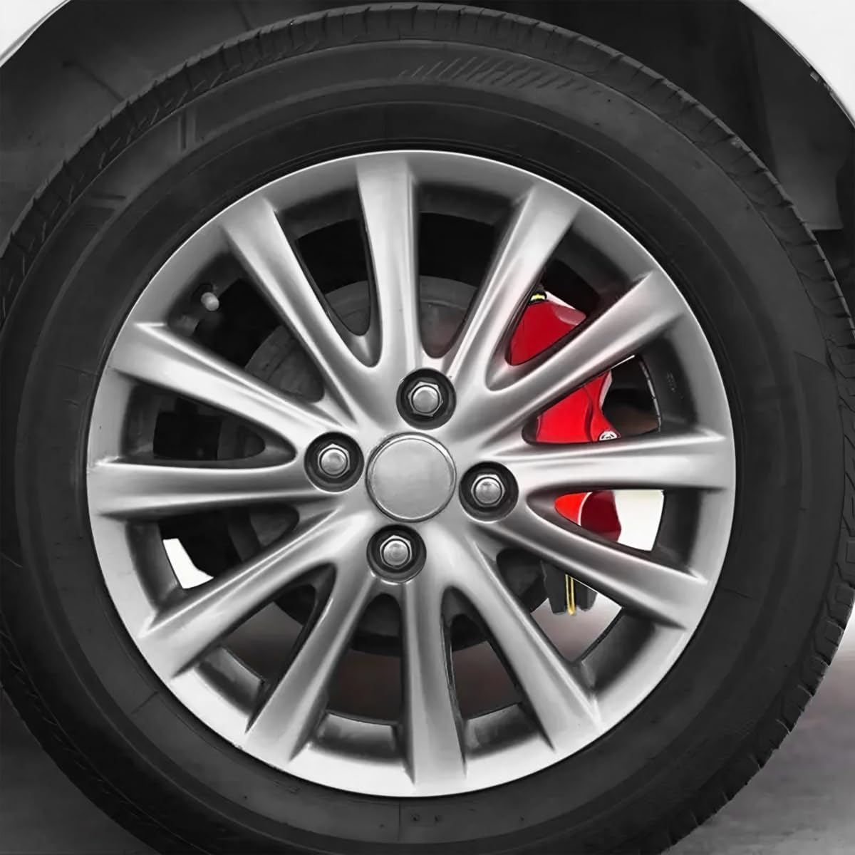 2 Pezzi Copri Pinze Freni Auto,per BMW X3 G01 M Sport 2018-2021,Copertura della Protezione per Freni per Stile e Prestazioni Migliorate,M(24 * 6.5 * 4.5cm)-F