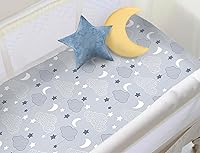 Vista 64 de Las sábanas bajeras de colchón 100% algodón orgánico se ajustan y son compatibles con Graco Pack n Play, Babyletto, Pamo Babe, Baby Trend y muchos