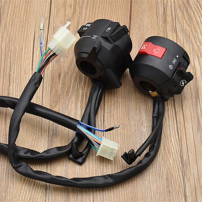 Interrupteur moto gauche multifonction pour réparer les commandes de phare défectueuses - 7