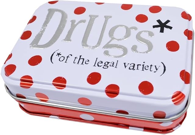 Drugs of The Legal Variety Storage Tin by The Bright Side