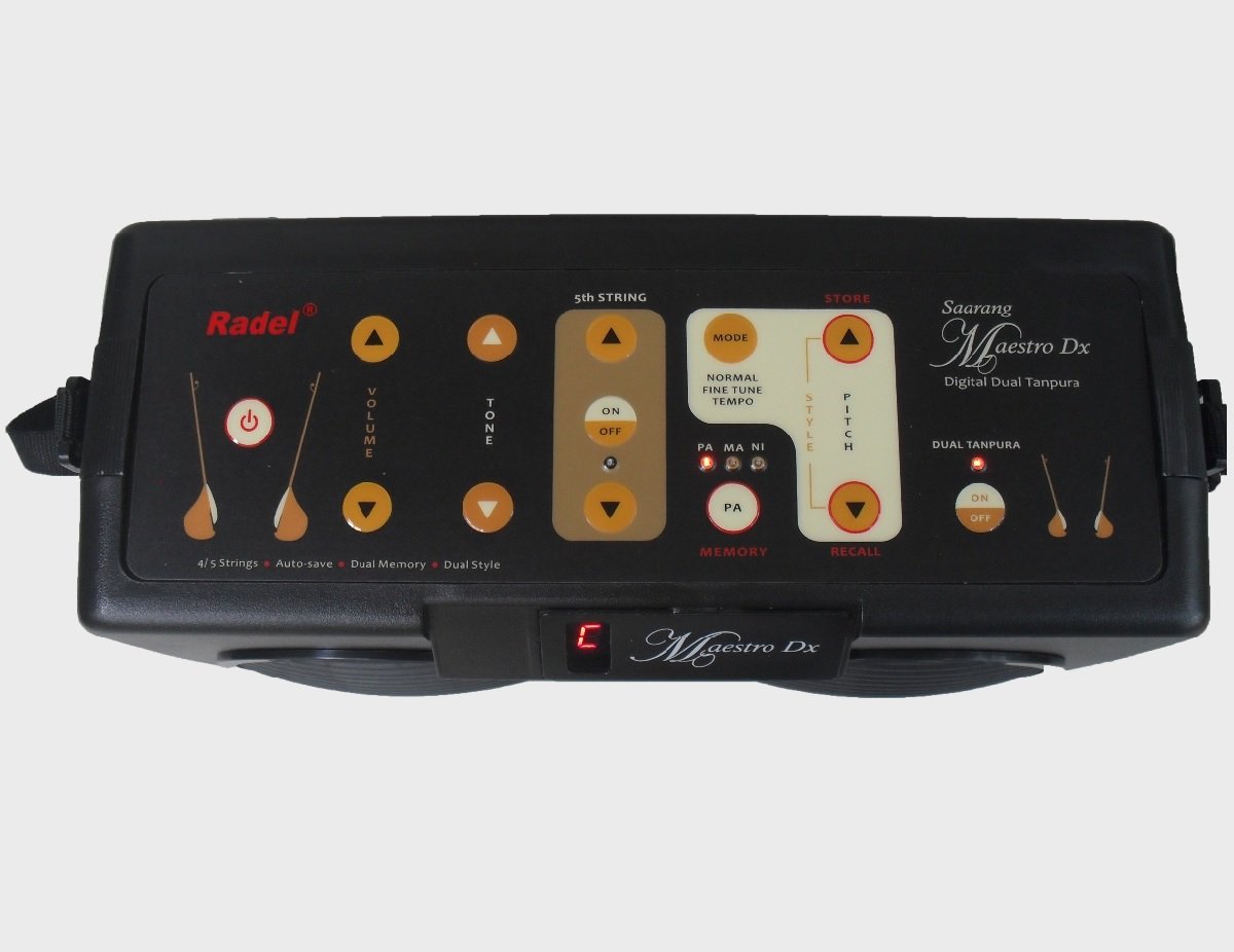 Radel Saarang Maestro DX Digital Tanpura With Bag and 3 Years warranty Sold By Chennai Musicals - Image 4 thumbnail