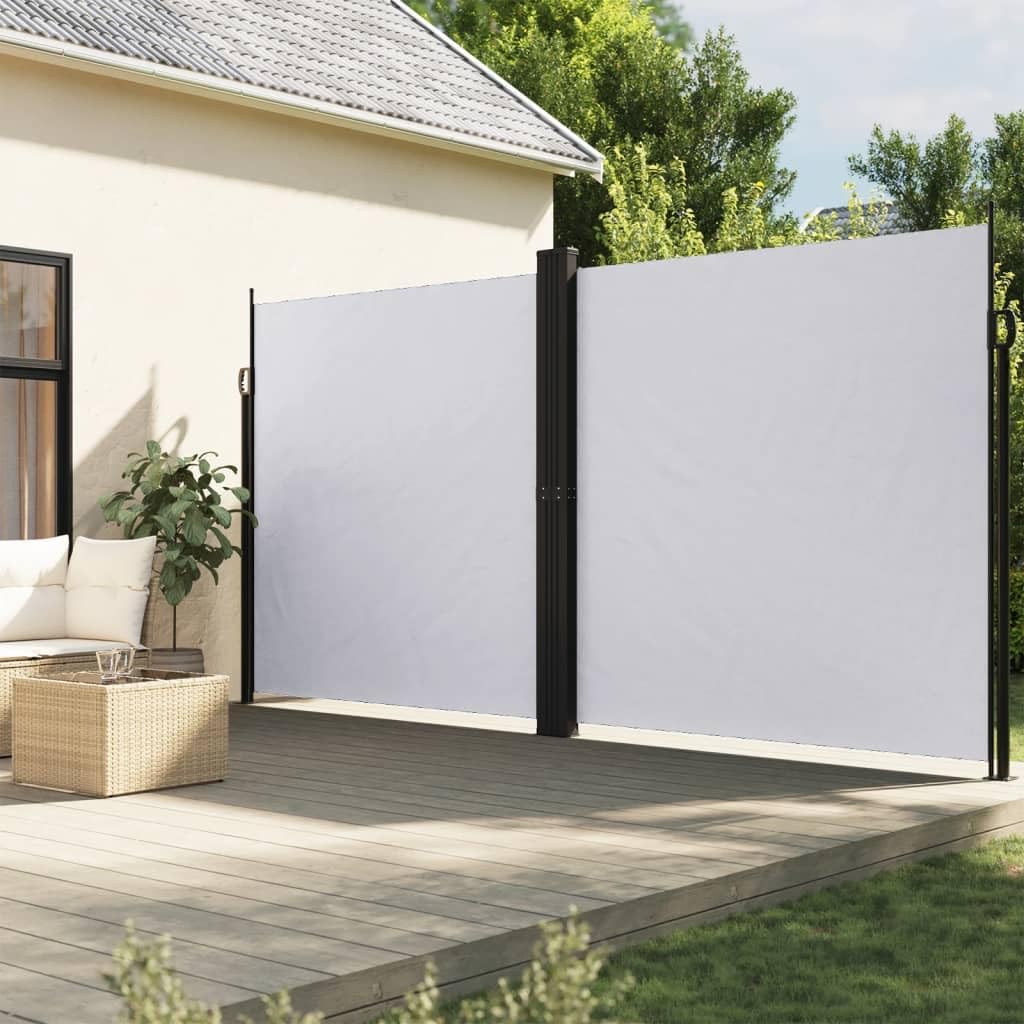 Store latéral rétractable résistant aux UV et intempéries pour terrasse