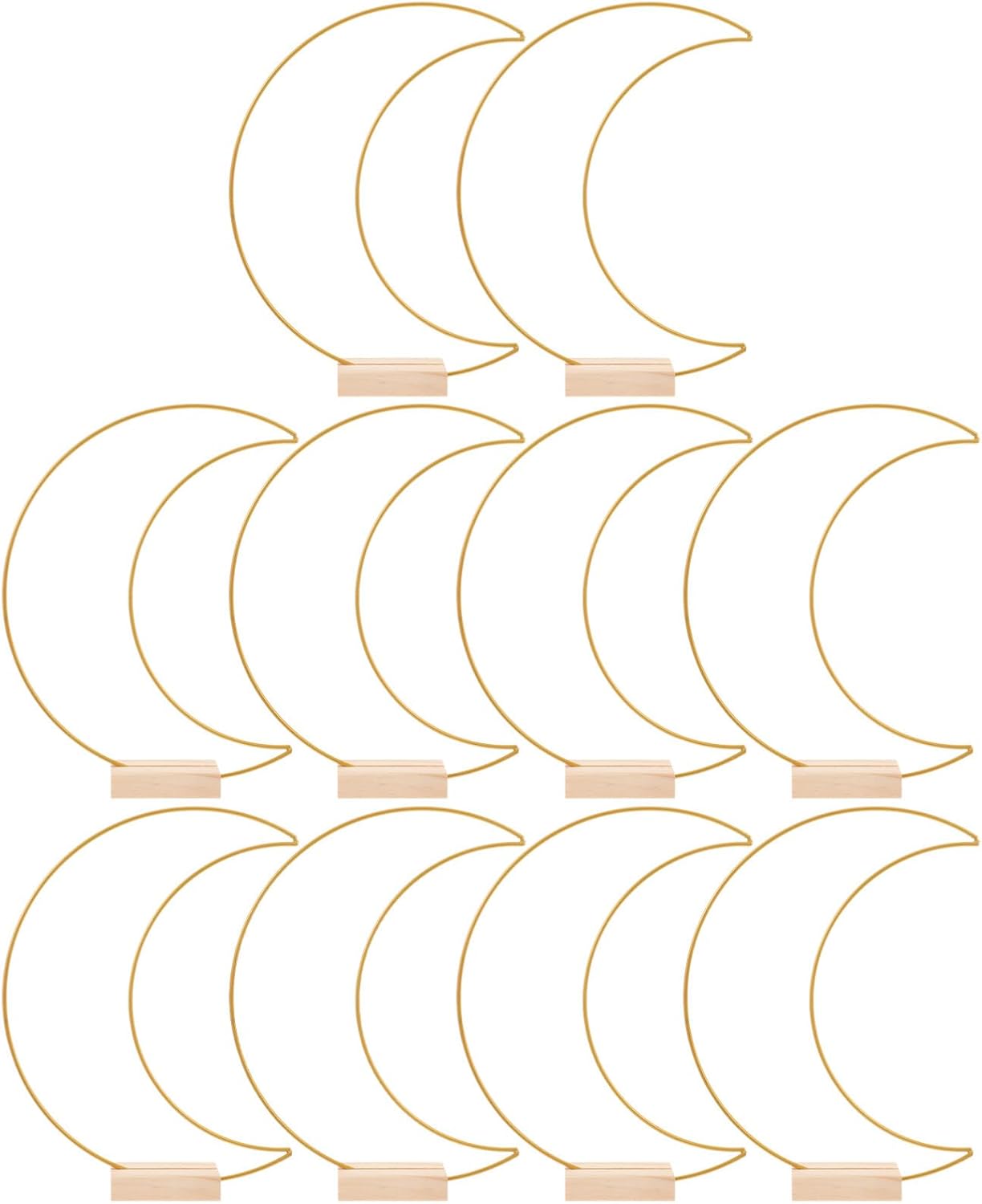 Operitacx 10sets Floral Hoop Centerpiece with Base for DIY Wedding Table Decor Metal Wreaths for Floral Arrangements and Party Decorations