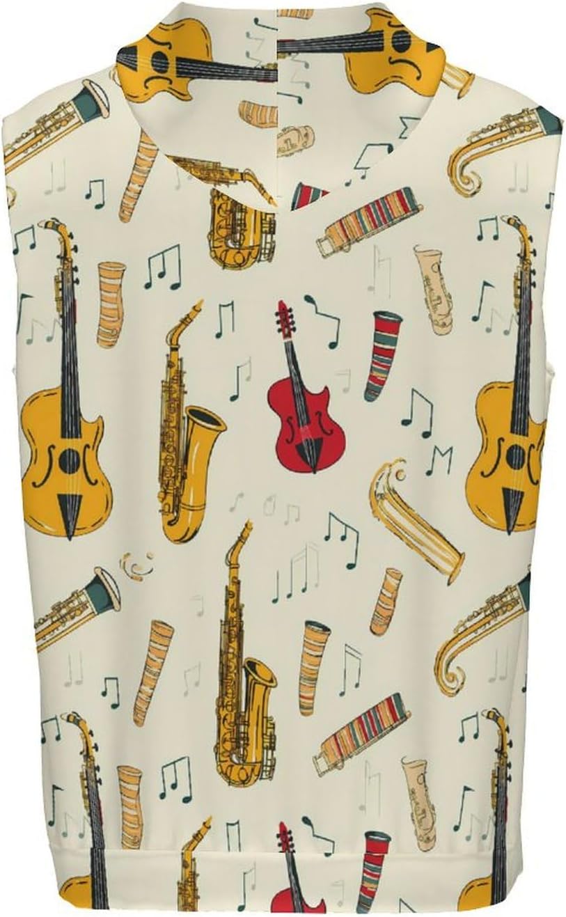 Men's Workout Hooded Tank Tops Sleeveless Muscle Gym T-Shirts